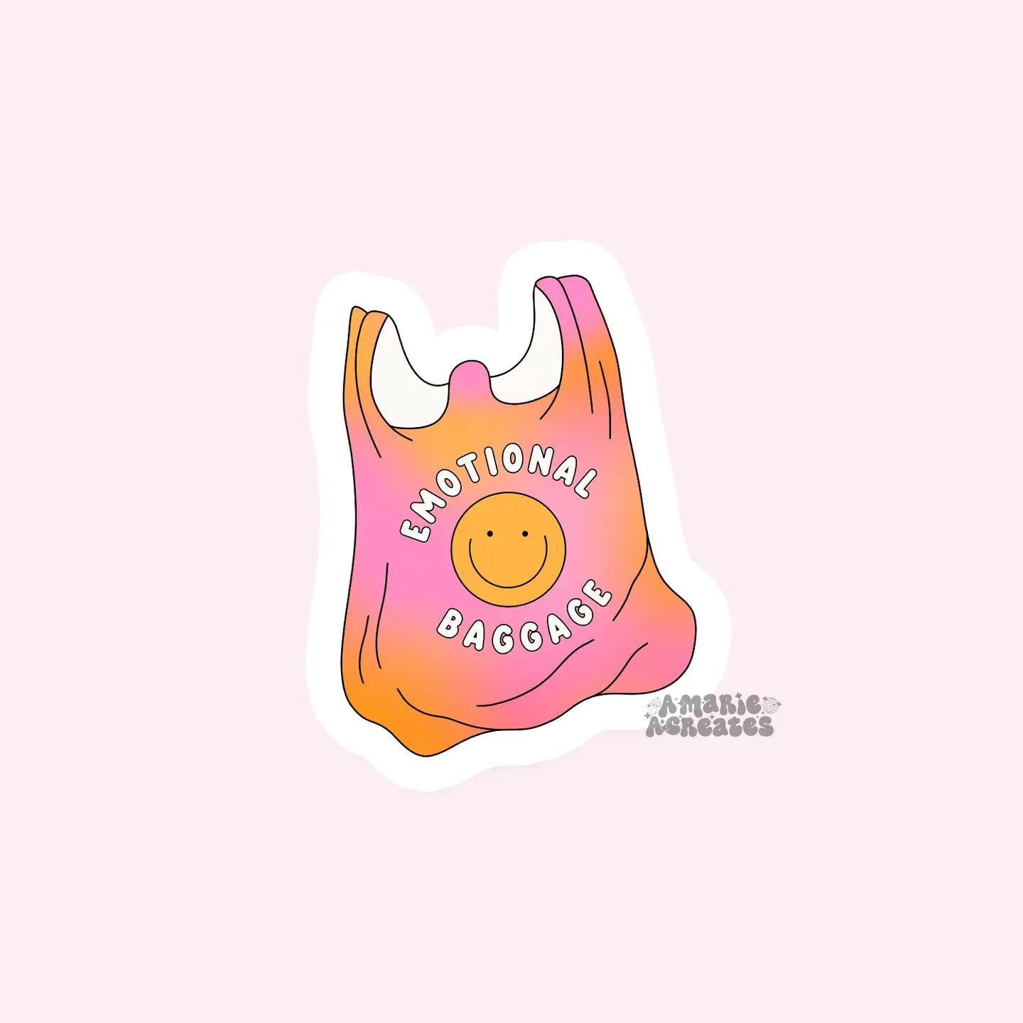Emotional Baggage Sticker