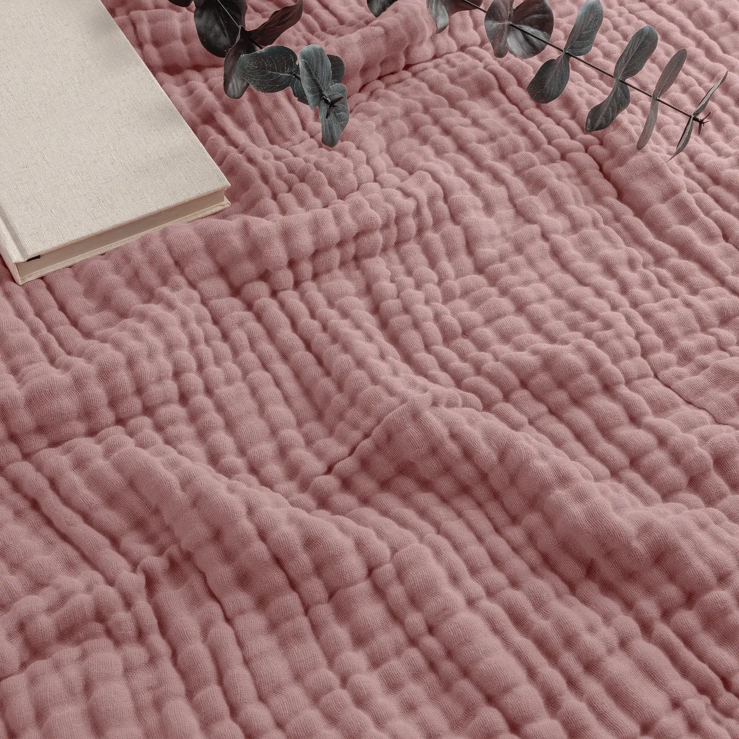 Comfy Cubs Adult Muslin Cotton Blanket (4 color options)