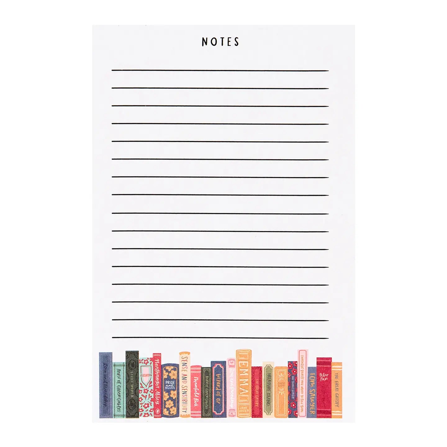 Pippi Post 4x6 Bookshelf Notepad