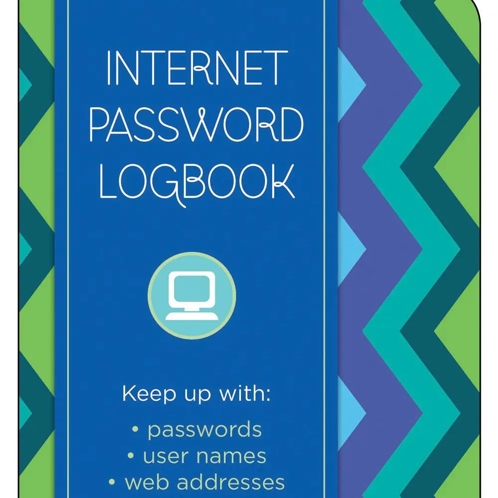 Internet Password Logbook-Pattern Edition