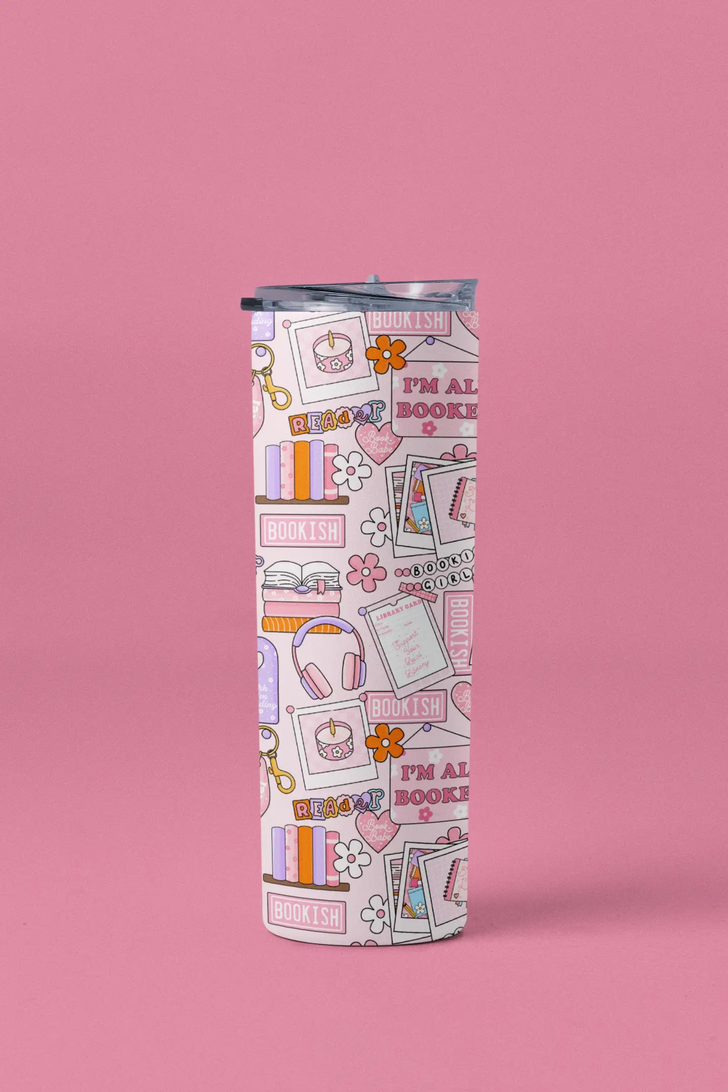 Bookish Moodboard Tumbler