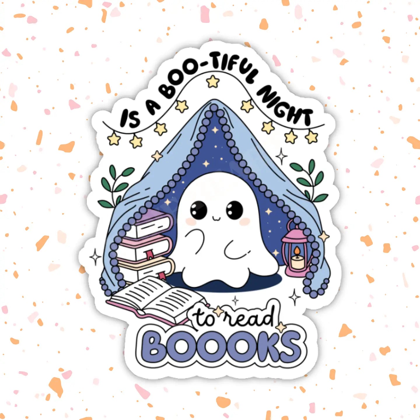Bootiful Night to Read Sticker