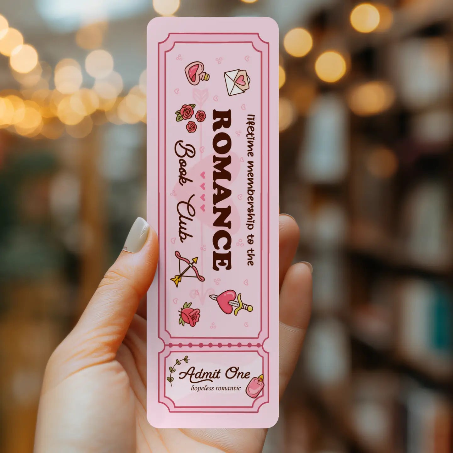 Romance Book Club Bookmark