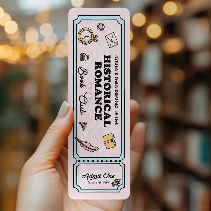 Historical Romance Book Club Bookmark