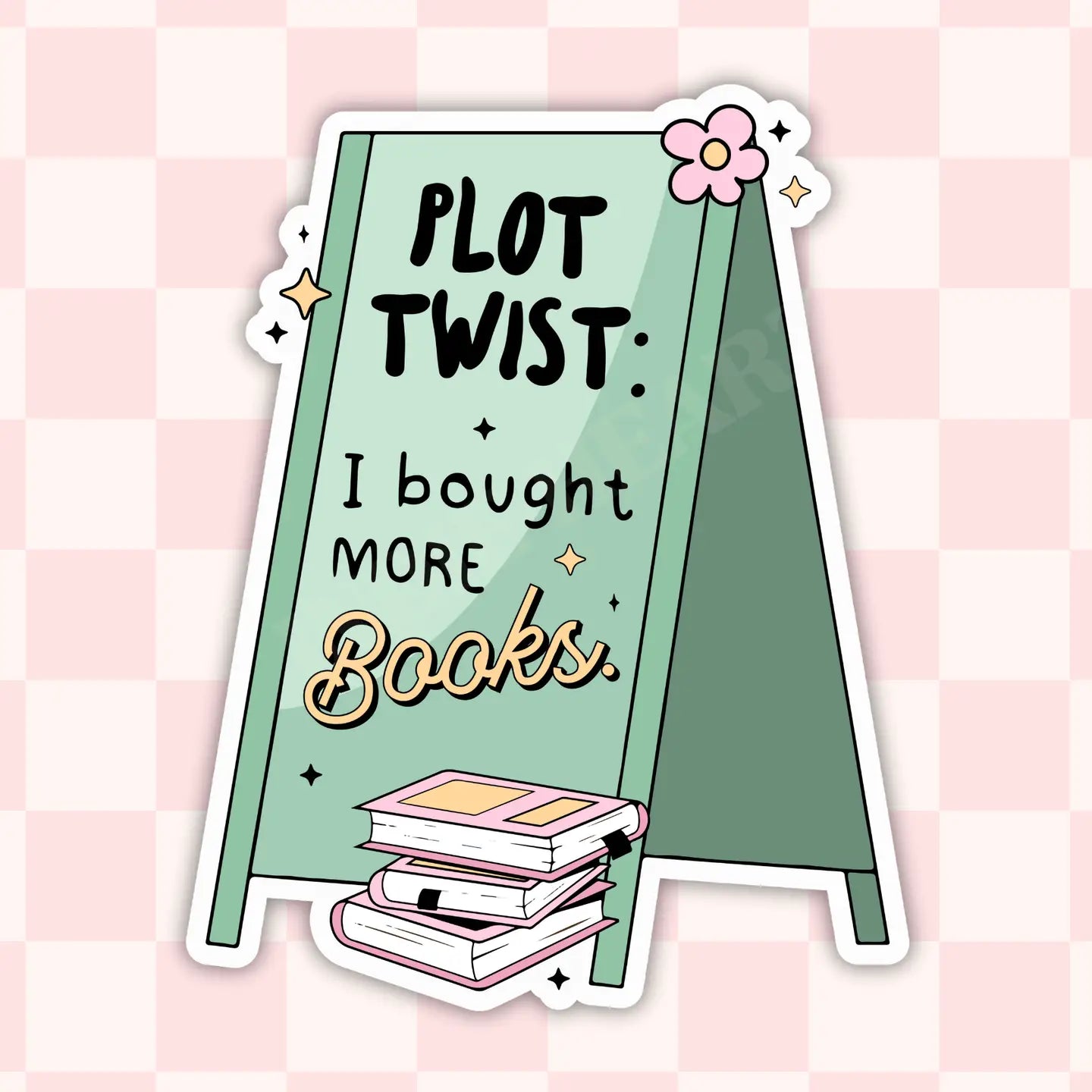 Plot Twist Vinyl Sticker