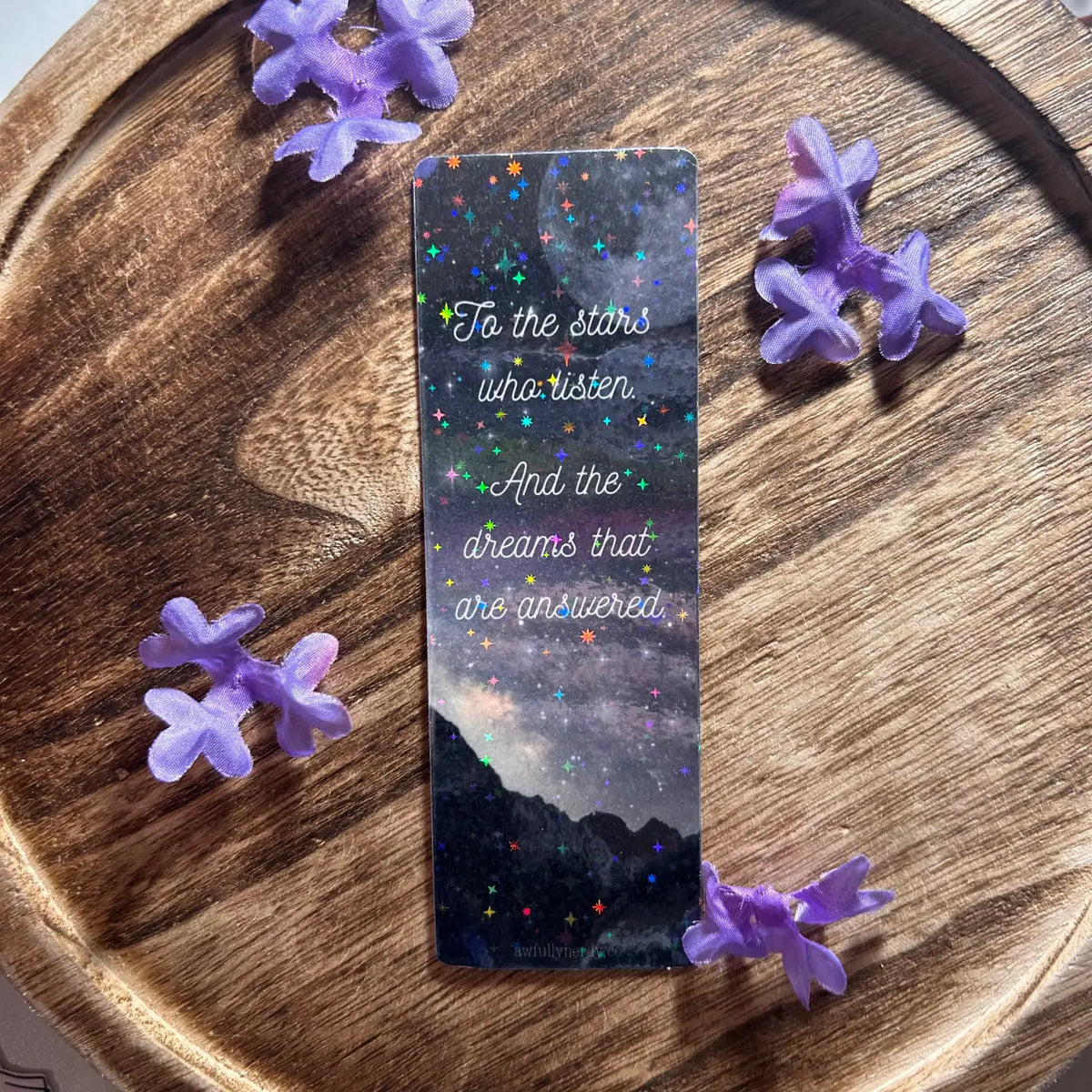 To The Stars Who Listen, ACOTAR Laminated Bookmark