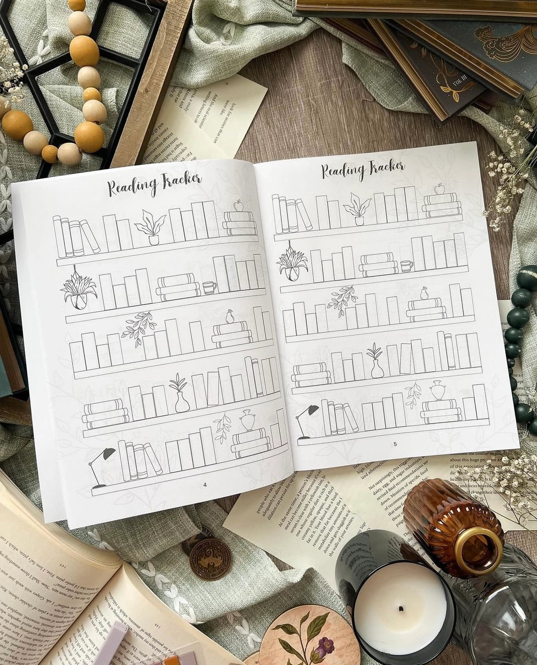 Reading Journal/Book Review/Tracker