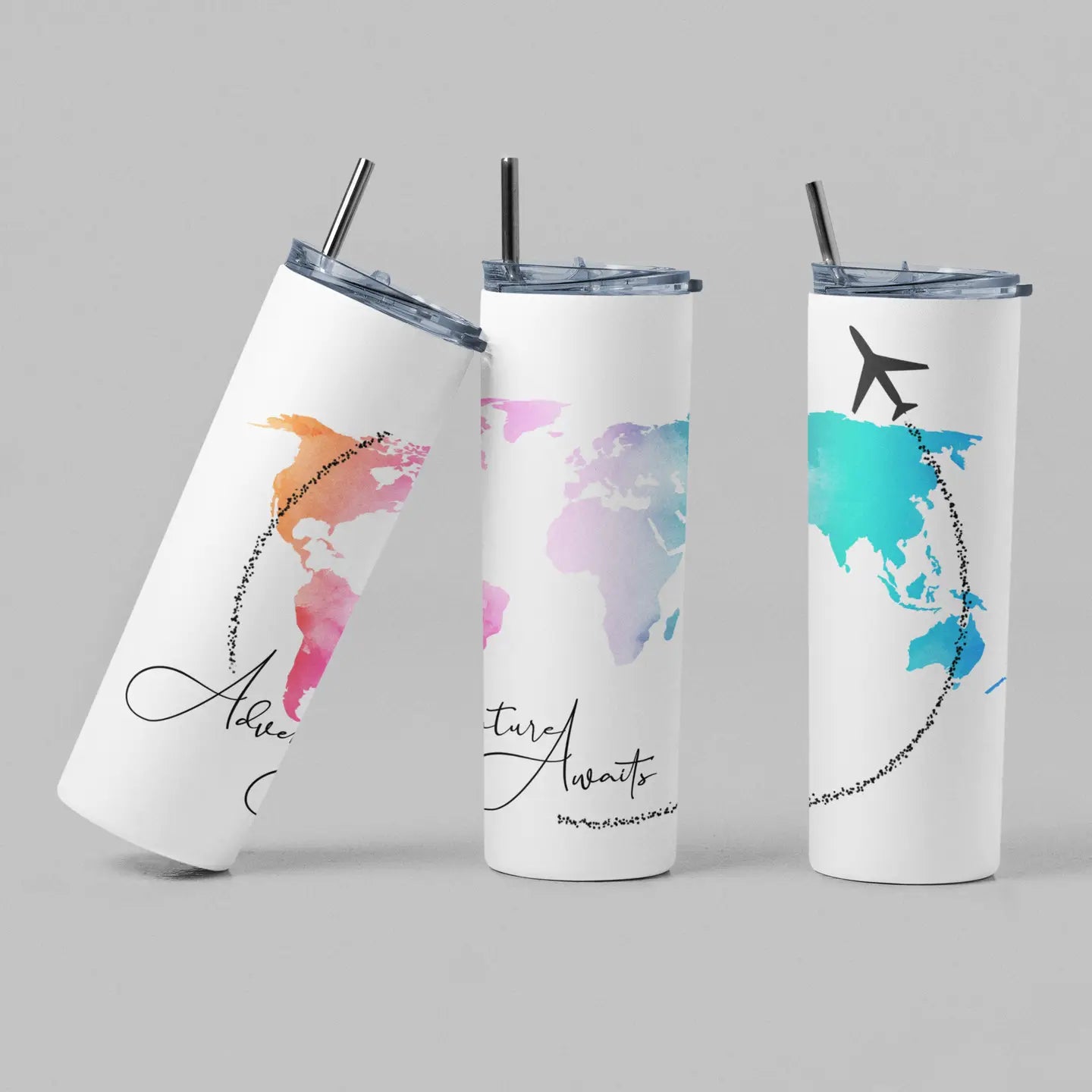 Adventure Awaits Wanderlust Travel Tumbler