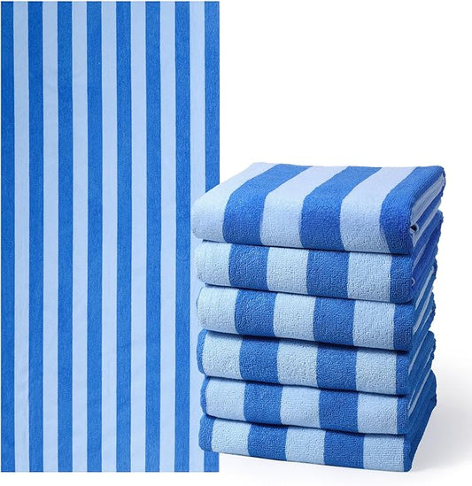 Peryiter Cozy Blue Beach Towel 72 x 36