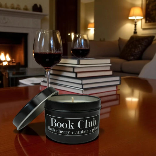 Book Club Candle (Black Cherry/Amber/Plum)