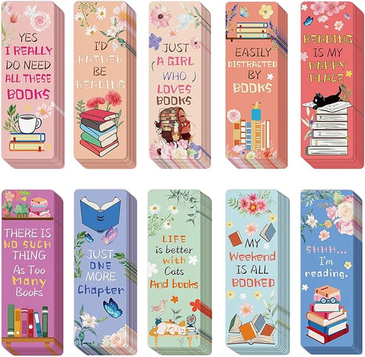 Double Sided Book Lover Bookmarks