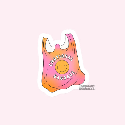 Emotional Baggage Sticker