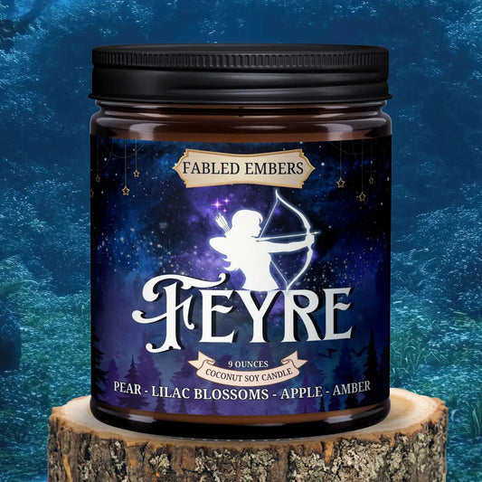 9 oz Fabled Embers Feyre Acotar Inspired Candle