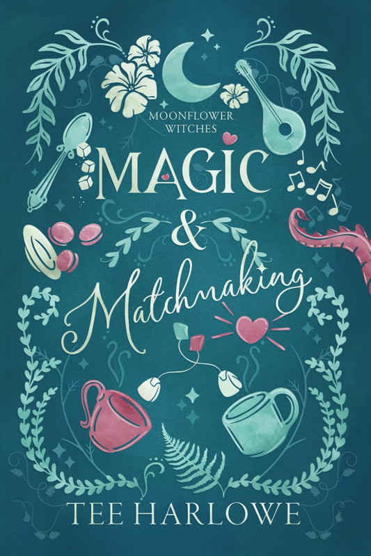 MAGIC & MATCHMAKING: A Cozy Fantasy Romance by Tee Harlowe (Paperback-New)