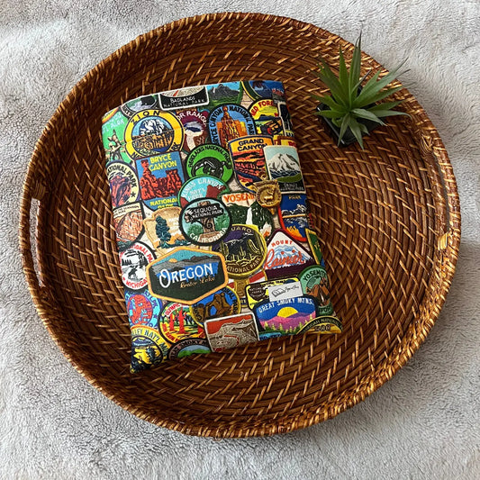 National Park Adventure Badge Book Sleeve