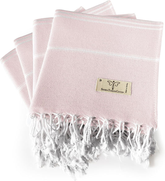 Pink Smyrna Turkish Beach Towel