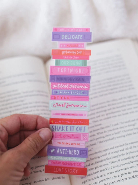 Eras Book Tour Transparent Bookmark