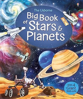 THE USBORNE BIG BOOK OF STARS & PLANETS by Emily Bone (Like New)
