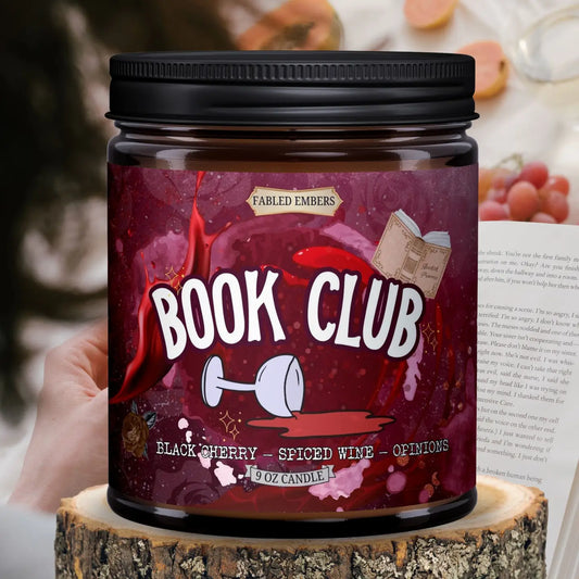 9 oz Fabled Embers Book Club Candle