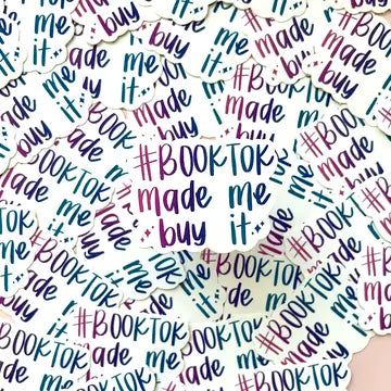 #Booktok Made Me Buy It: Kindle Sticker
