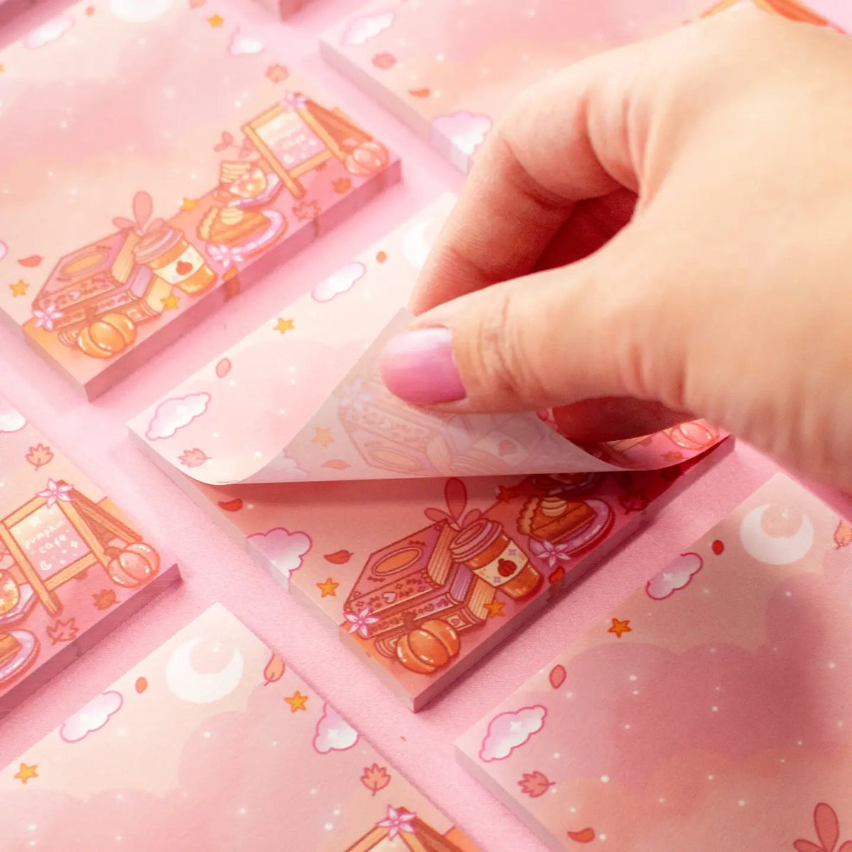Pumpkin Cafe Sticky Notes
