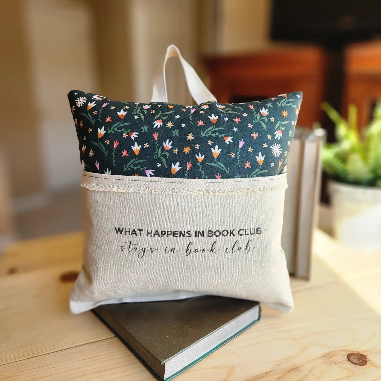 Reading Pillow: What Happens In Book Club...