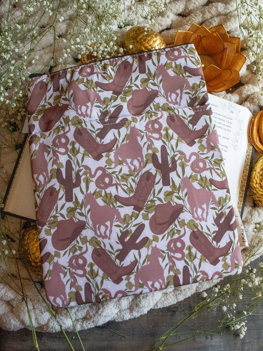 Cowboy Romance Book/Tablet Sleeve
