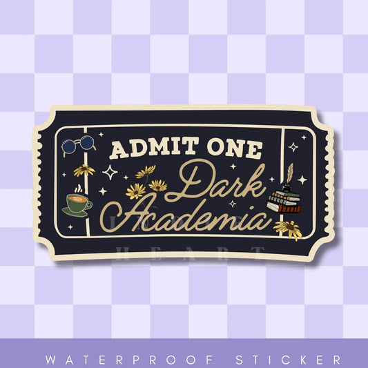 Dark Academia Sticker