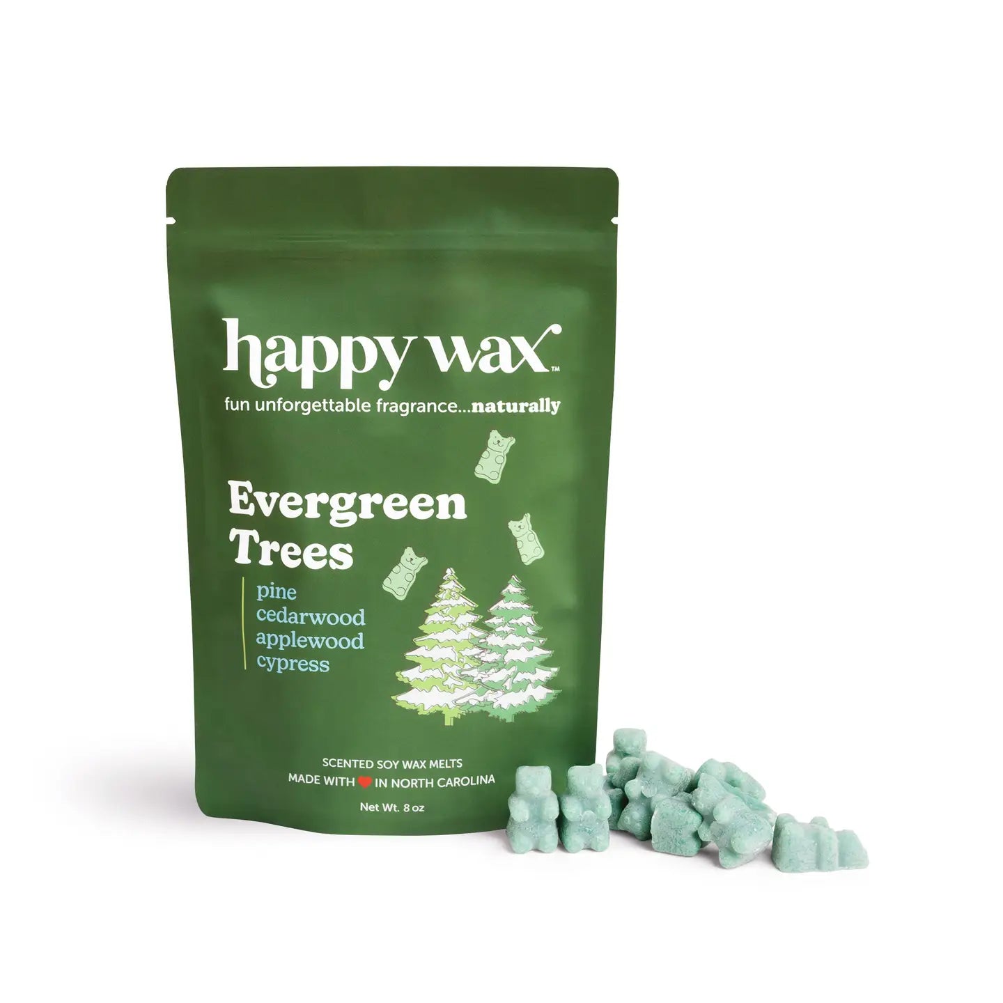 Evergreen Trees Wax Melts-4 oz Pouch