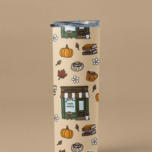 Fall Bookstore Tumbler