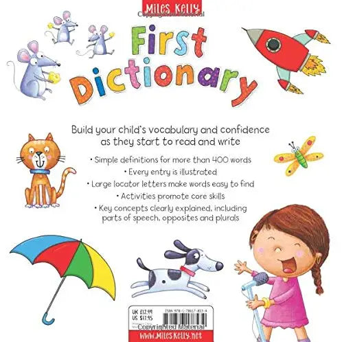 FIRST DICTIONARY by Miles Kelly (New)