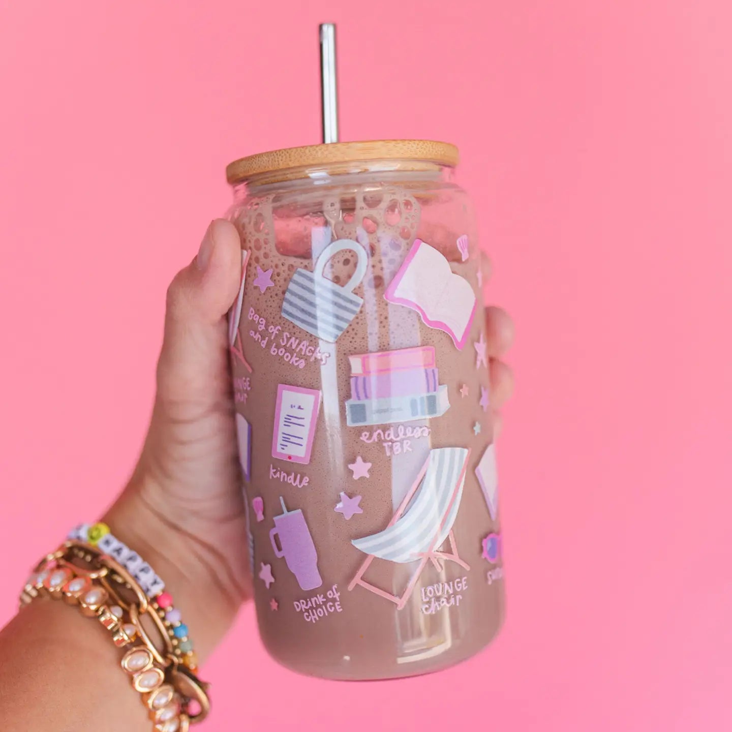 Pippi Post Bookish Summer Glass Can