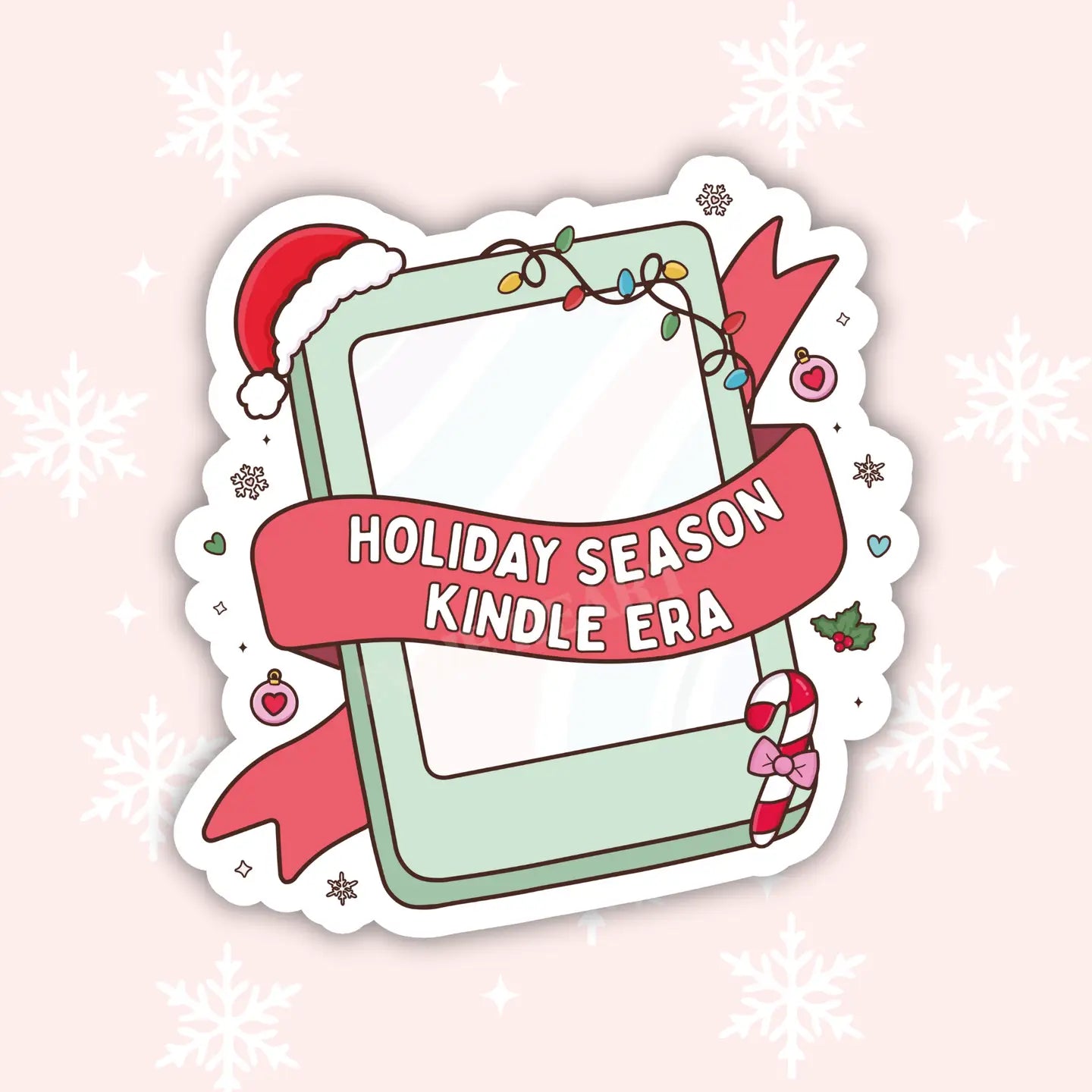 Holiday Season Kindle Era Sticker