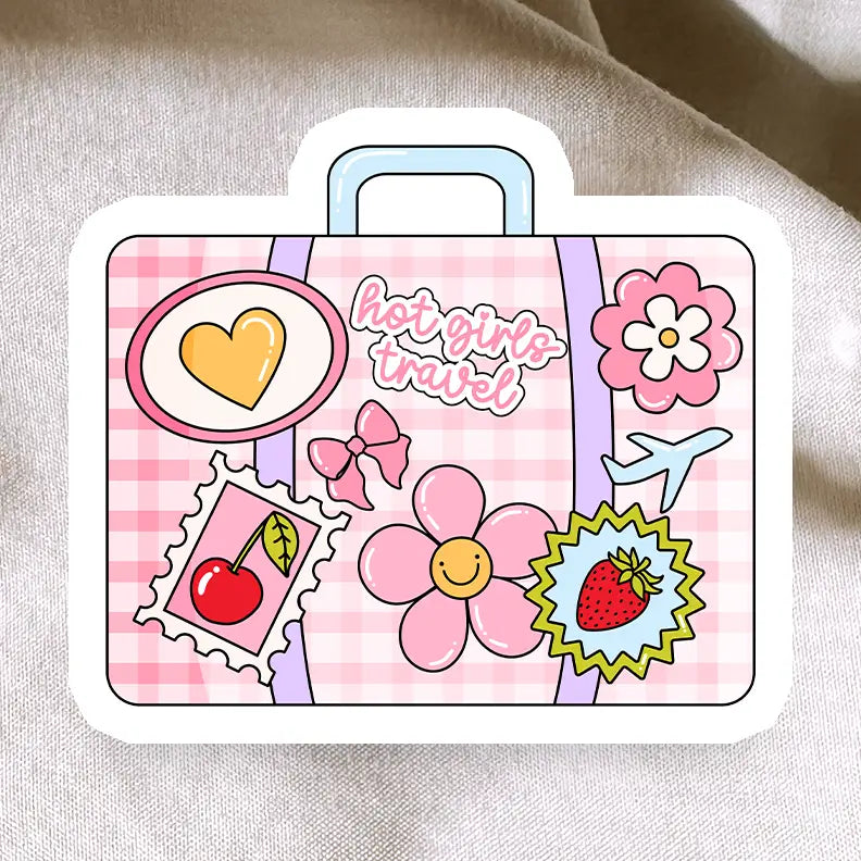 Hot Girls Travel Sticker