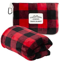 Carstens Cozies Red Lumberjack Travel Blanket