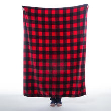 Carstens Cozies Red Lumberjack Travel Blanket