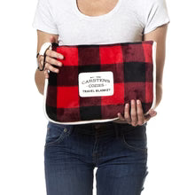 Carstens Cozies Red Lumberjack Travel Blanket