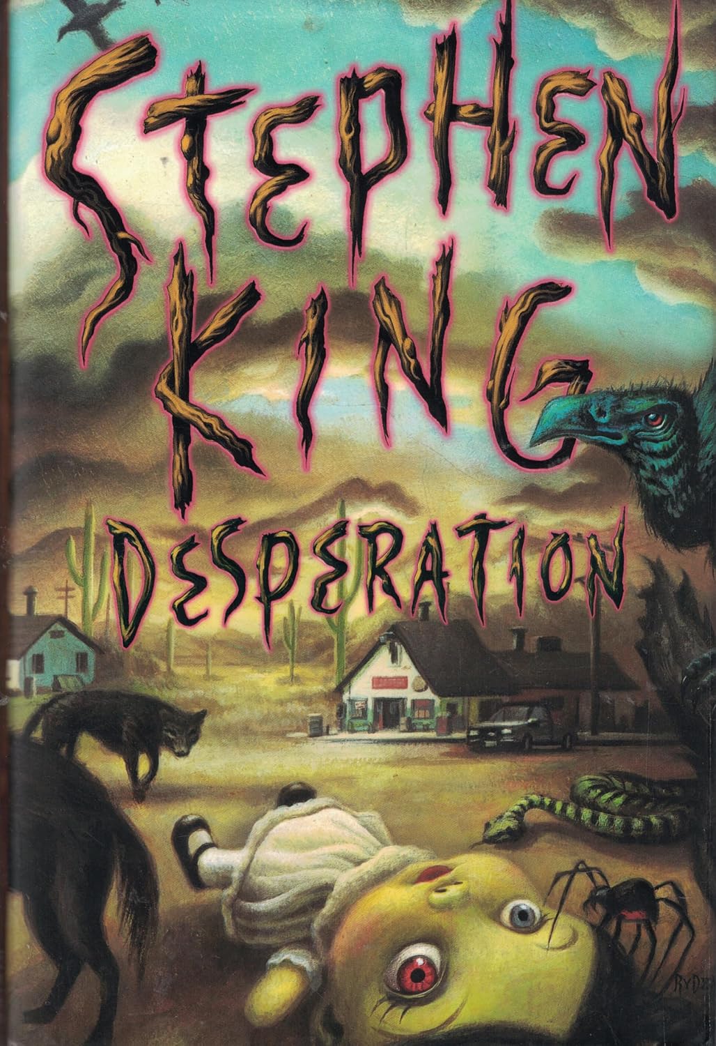 DESPERATION by Stephen King (Hardcover-Good)
