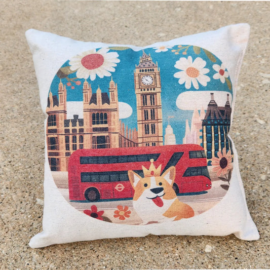 Favorite Places Tiny Pillow-England