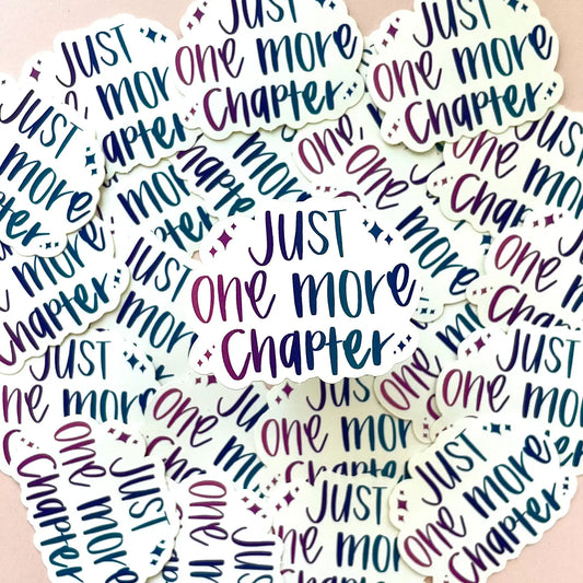 Just One More Chapter: Kindle Sticker