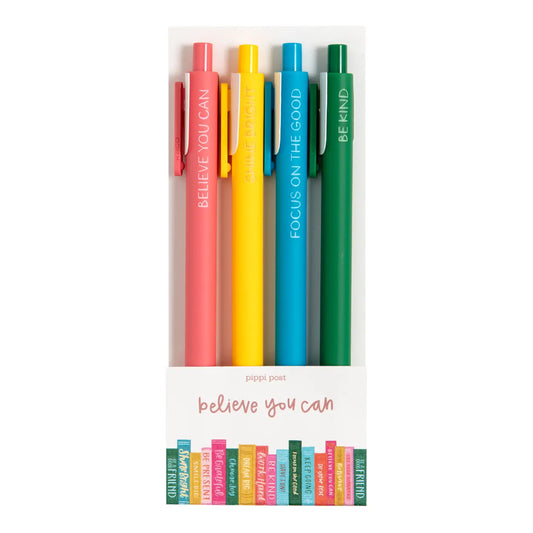 Pippi Post Believe You Can Pen Set