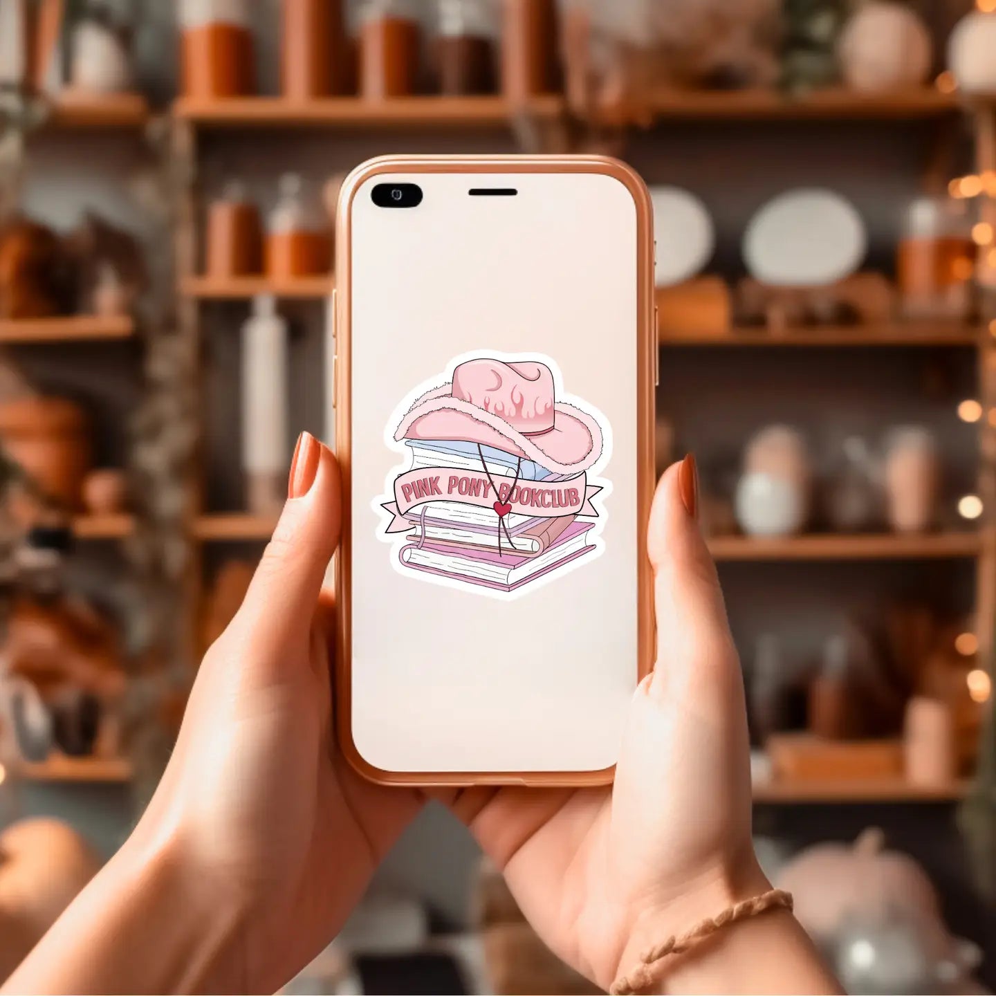 Pink Pony Bookclub Sticker