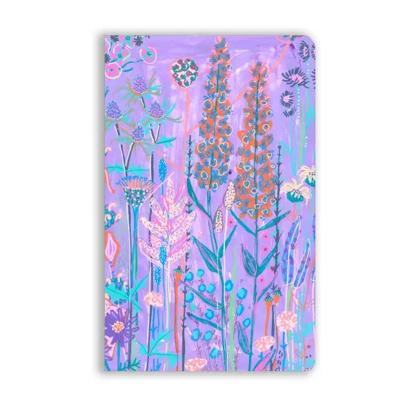 Lucy Innes Williams: Purple Garden House Soft Touch Journal
