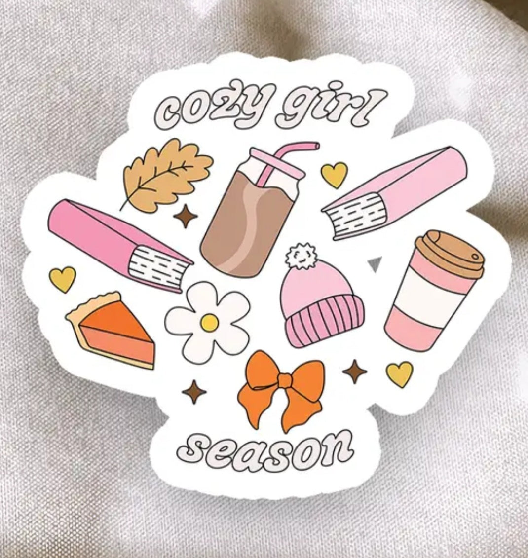 Cozy Girl Season Sticker