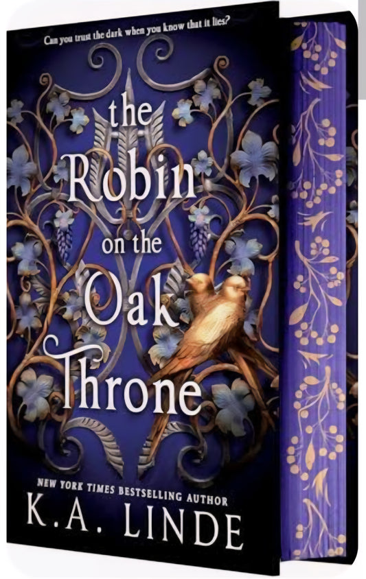THE ROBIN ON THE OAK THRONE by K.A. Linde (Hardcover-Like New)