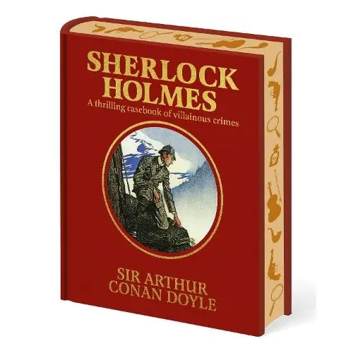 SHERLOCK HOLMES: A THRILLING CASEBOOK OF VILLAINOUS CRIMES by Sir Arthur Conan Doyle (Hardcover-New)