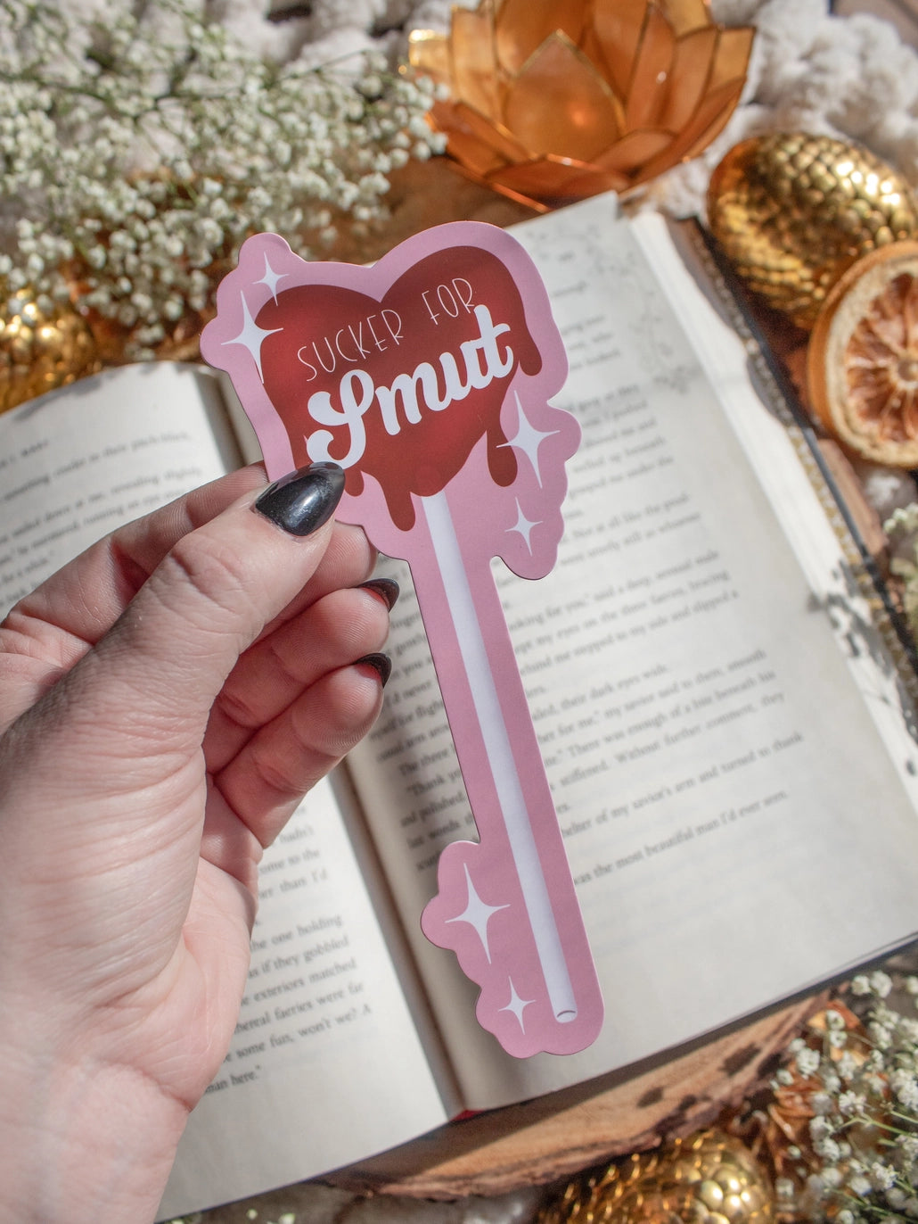 Sucker For Smut Soft Touch Bookmark