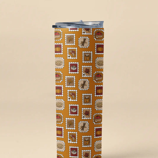Fall Stamps Tumbler
