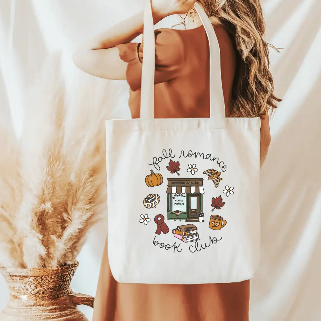 Fall Romance Book Club Tote