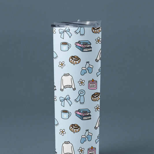 Cozy Girly Winter Tumbler
